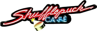 Shufflepuck Cafe logo for Famicom